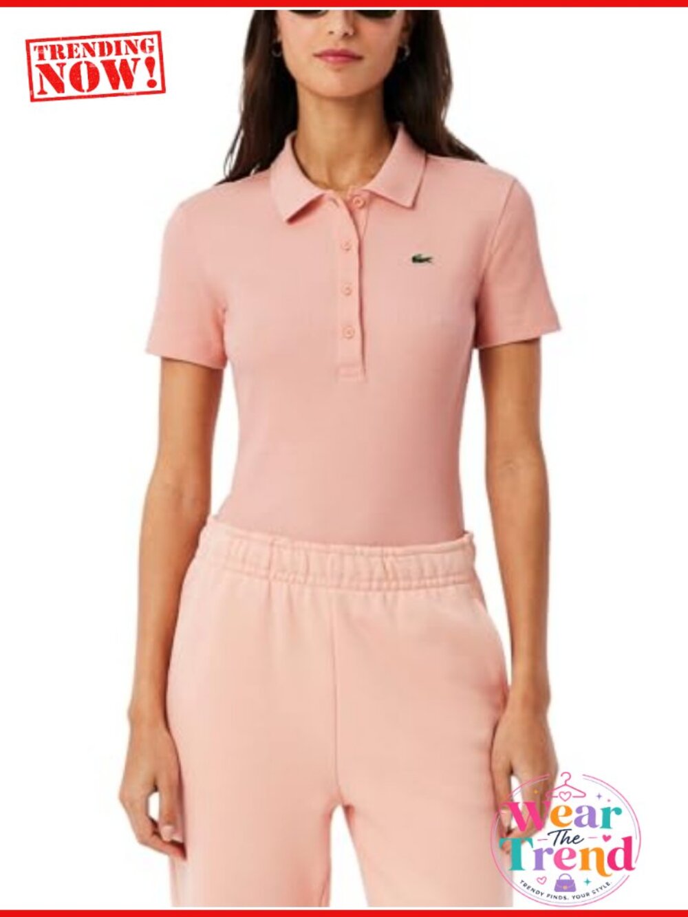 Lacoste Slim Fit L.12.D Ribbed Organic Cotton Polo Shirt Short Sleeve